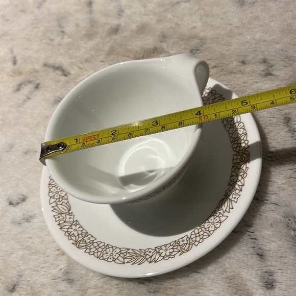 Set of 8 plates/cups vintage Corelle by  Corning. Woodland 1980’s. 💓🎁💝 - Picture 8 of 9